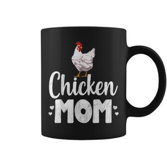 Chicken Mom Funny Country Farm Animal Farmer Gift Coffee Mug - Seseable