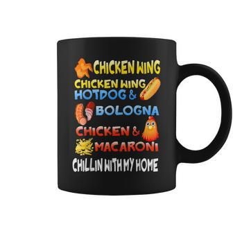 Chicken Wing Chicken Wing Hotdog And Bologna Kids Men Coffee Mug | Mazezy