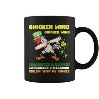 Chicken Wing Chicken Wing Shamrocks And Bologna St Pattys Coffee Mug | Mazezy