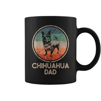 Chihuahua Dog - Vintage Chihuahua Dad Coffee Mug - Seseable