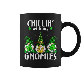 Chillin With My Gnomies St Patricks Day Gnome Shamrock Irish Coffee Mug - Seseable