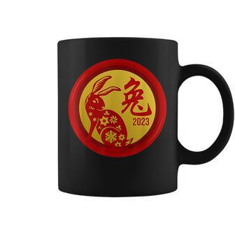 Chinese New Year Of The Rabbit 2023 Happy Chinese Zodiac Coffee Mug - Thegiftio UK
