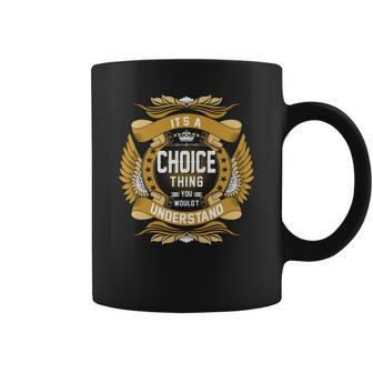 Choice Name Choice Family Name Crest Coffee Mug - Seseable