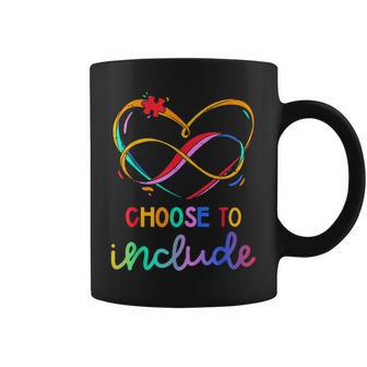 Choose Include Autism Day Teacher School Women Kid Coffee Mug | Mazezy