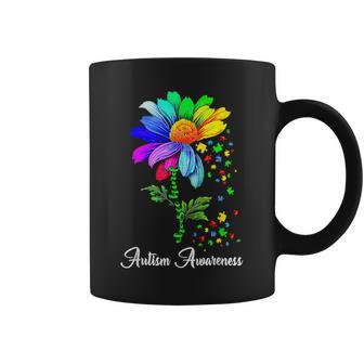 Choose Kind Autism Awareness Month Women Sunflower Mom Coffee Mug | Mazezy