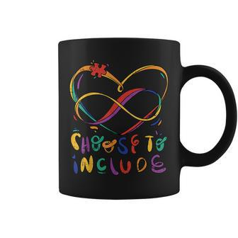Choose To Include Autism Awareness Teacher Special Education Coffee Mug | Mazezy