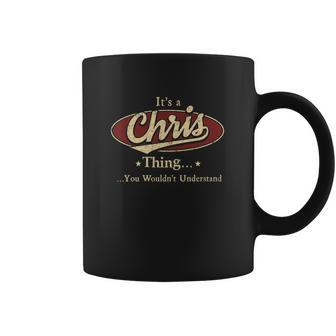 Chris Name Chris Family Name Crest V3 Coffee Mug - Seseable