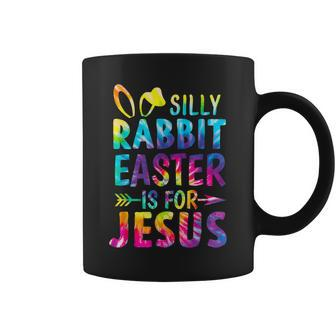 Christian Silly Rabbit Easter Is For Jesus Tie Dye Easter Coffee Mug | Mazezy