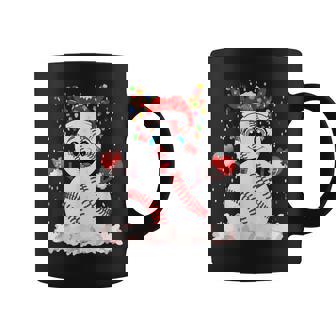 Christmas Baseball Ball Santa Hat Xmas Boys Catcher Pitcher Coffee Mug - Thegiftio UK