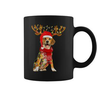Christmas Lights Beagle Dog Lover Dog Dad Dog Mom Coffee Mug | Mazezy UK