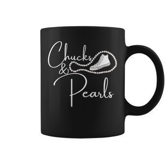 Chucks And Pearls 2021 Hbcu Black Girl Magic White Gift Coffee Mug - Seseable