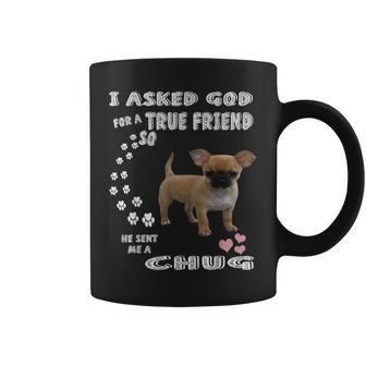 Chug Dog Lover Chihuahua Pug Dad Pugwawa Mom Cute Chug Coffee Mug | Mazezy