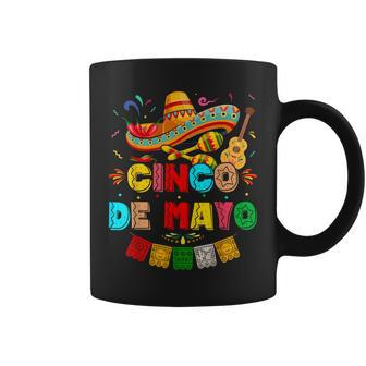  Cinco De Mayo Lets Fiesta 5 De Mayo Squad Fiesta Mexican Coffee Mug | Mazezy