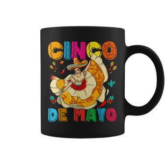 Cinco De Mayo Mexican Girl Dancing Jarabe Tapatío Coffee Mug | Mazezy