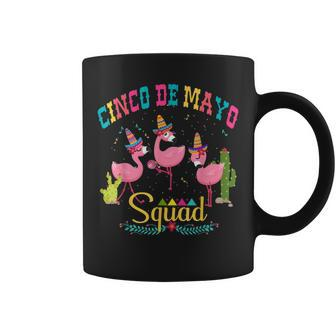 Cinco De Mayo Squad Flamingo Mamacita Squad Coffee Mug | Mazezy