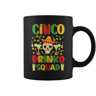 Cinco Drinko Squad Cinco De Mayo Men Women Kids Mexican Coffee Mug | Mazezy