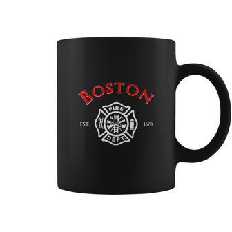 City Of Boston Fire Department Massachusetts Fireman Est 1673 Coffee Mug - Thegiftio UK