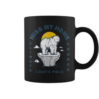 Climate Change Gifts Polar Bear Clothing Mother Earth Coffee Mug - Seseable