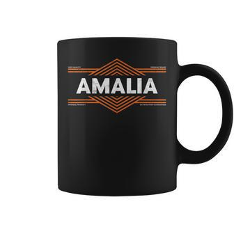 Clothing With Your Name For People Called Amalia Coffee Mug - Seseable