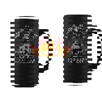 Coast Guard Blue Line On Pumpkin For Halloween Party Coffee Mug | Seseable CA