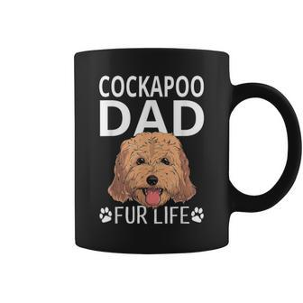 Cockapoo Dad Fur Life Dog Fathers Day Gift Pun Coffee Mug - Seseable