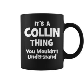 Collin Thing College University Alumni Funny Coffee Mug - Seseable