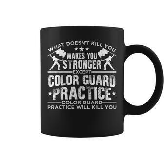 Color Guard Design For Men Women Winter Guard Marching Band Coffee Mug | Mazezy