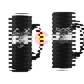 Colorado Wilderness Mountains Flag Coffee Mug - Thegiftio