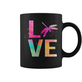 Colorful Dragonfly Mom Gifts Dragonfly V2 Coffee Mug - Seseable