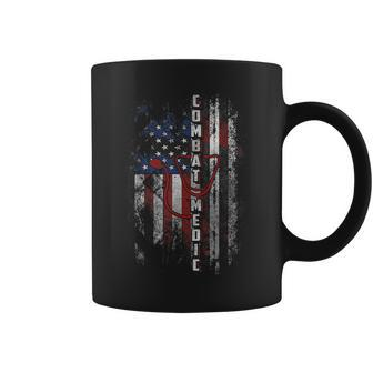 Combat Medic Instructing Usa American Military Flag Coffee Mug | Mazezy