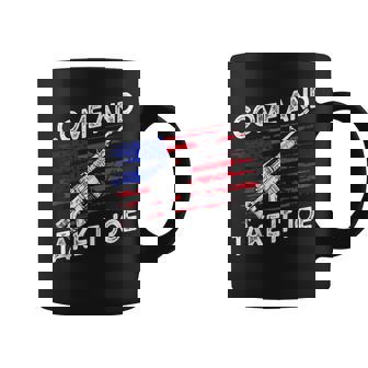 Come And Take It Joe Ar-15 American Flag Funny Anti Biden Coffee Mug - Seseable