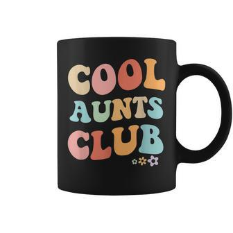 Cool Aunts Vintage Floral Design To Auntie From Niece Coffee Mug | Mazezy
