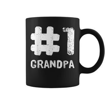 Cool Grandfather Number 1 Grandpa Granddad Coffee Mug | Mazezy