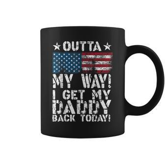 Cool I Get My Daddy Back Today | Funny Military Child Gift Coffee Mug - Seseable