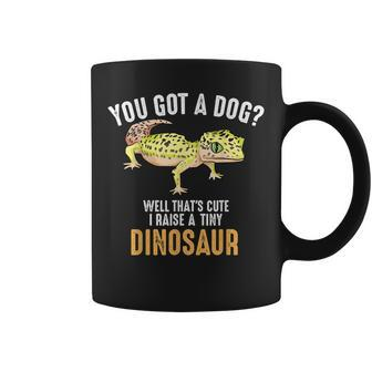 Cool I Raise Tiny Dinosaur | Funny Leopard Gecko Pet Gift Coffee Mug | Mazezy