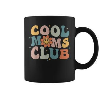 Cool Moms Club Mothers Day Groovy Retro Best Mom Ever Funny Coffee Mug | Mazezy CA