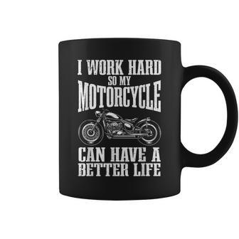 Cool Motorcycle Design For Men Women Motorcycle Lover Rider Coffee Mug | Mazezy