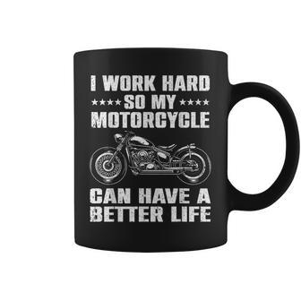 Cool Motorcycle Design For Men Women Motorcycle Lover Rider Coffee Mug - Seseable