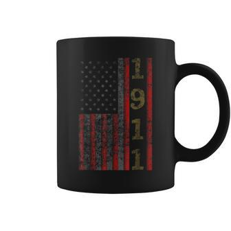 Cool Patriotic 1911 Usa - Us Flag Birthday Gift Idea Coffee Mug | Mazezy