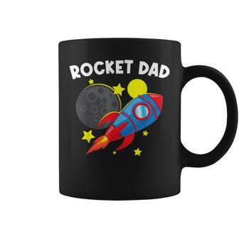 Cool Rocket For Dad Father Rockets Space Ship Spacecraft Coffee Mug | Mazezy