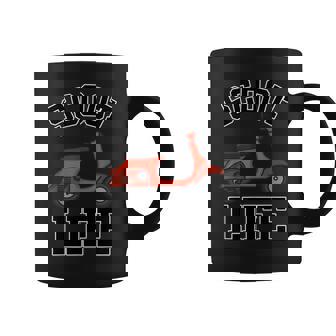 Cool Scooter Gift For Men Women Funny Scoot Life Motor Rider Coffee Mug - Seseable