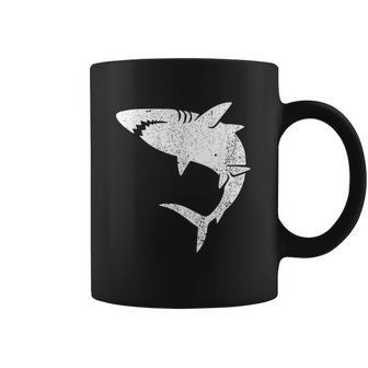 Cool Shark Graphic Great White Shark Family Gift Coffee Mug - Thegiftio UK
