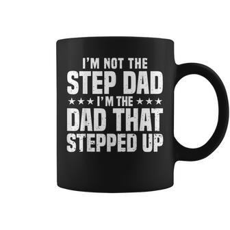 Cool Step Up Dad For Men Father Worlds Best Stepdad Ever Coffee Mug | Mazezy AU