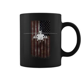 Cool Usa Helicopter Pilot Vintage American Military Chopper Coffee Mug | Mazezy