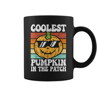 Coolest Pumpkin In The Patch Funny Halloween Boys Girls Men Coffee Mug - Thegiftio UK