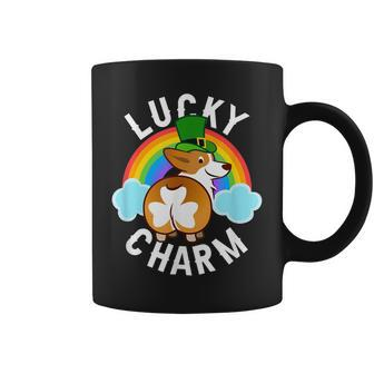 Corgi Leprechaun - Lucky Charm - St Patricks Day Coffee Mug | Mazezy