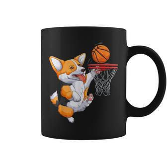 Corgi Puppy Corgi Basketball For Pet Lovers Women Men Kids Coffee Mug - Seseable