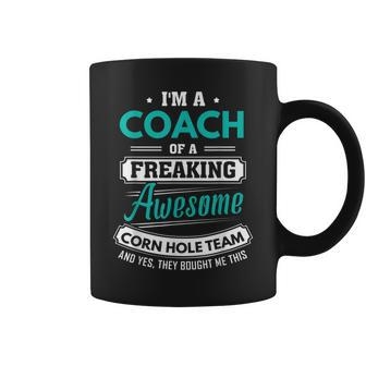 Corn Hole Coach Corn Hole Team Coach Gift Coffee Mug | Mazezy