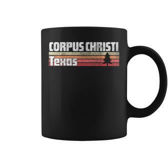 Corpus Christi Texas Tx Gift Retro Style Vintage 70S 80S 90S Coffee Mug - Seseable