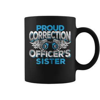 Correction Officers Sister Law Enforcement Family Gift For Womens Coffee Mug | Mazezy AU